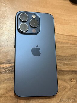 Predám Apple IPhone 15 PRO 256GB Blue Titan - 6