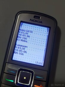 Nokia 6070 Top Stav a Krabica a Všetko Príslušenstvo..kupena - 6