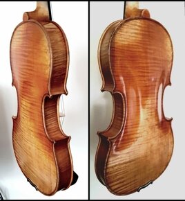 husle 4/4 model Stradivari ( gold-orange oil) - 6