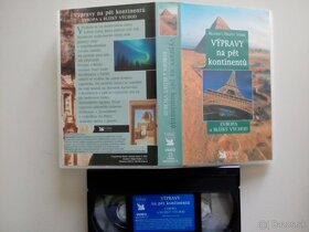 VHS videokazety - sada 3 originál nahrávok - 6