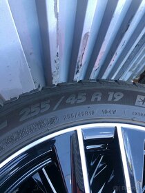 Hliníkové disky so zimnými pneumatikami Michelin 255/45 R19 - 6