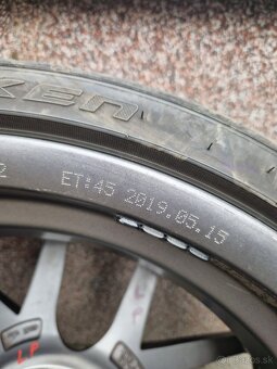 Z  performance R19, 5x112, 8,5J a letné gumy - 6