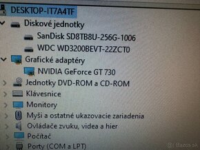 Počítač HP.Intel i3-2100 2x3,10GHz.8gb ram.256gb SSD+320gbHD - 6