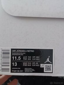 Jordan 4 Retro White Thunder ✔️EU47✔️45,5 - 6