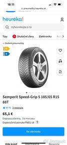 185/65R15 Semperit Speed-grip 5 - 6