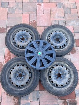 Plechové disky Skoda - 6Jx15- ET-43–5x100 - 6