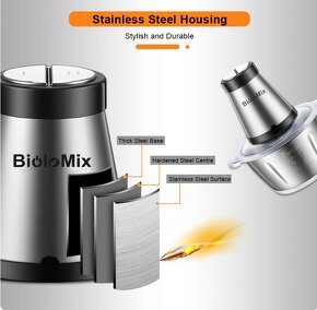 BioloMix CP615 Elektrický mlynček na mäso - 6