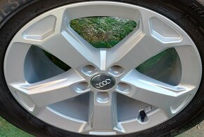 Atraktívne, prakticky nové,originálne disky AUDI - 5x112 r17 - 6