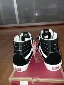 Vans Sk8-Hi Bolt Black/Racing Red - 6