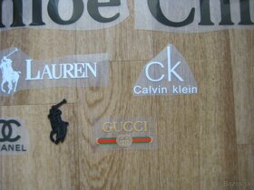 Nažehlovačky Chanel Fendi Chloe Armani Gucci Ralph Lauren - 6