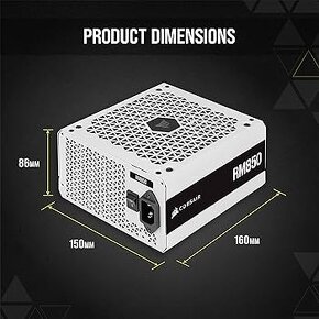 Power supply 850W platinum white edition - 6