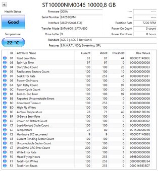 3,5" HDD Seagate Enterprise 10TB - 6