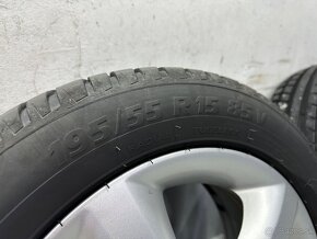 Original Škoda disky 5x100 r15 + nové pneu 195/55 r15 - 6