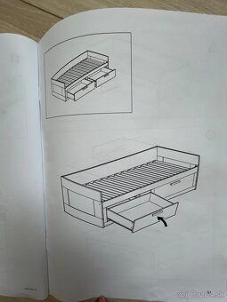 Posteľ rozkladacia IKEA - 6