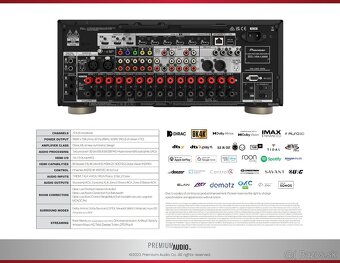 Predám Pioneer VSA-LX805 Premium AV receiver - 6