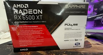 SAPPHIRE PULSE Radeon RX 6500 XT GAMING OC 4 GB - 6