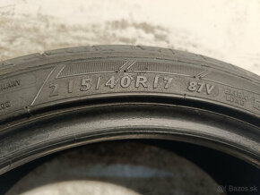215/40 R17 Letné pneumatiky Dunlop SP Sportmaxx 2 kusy - 6