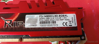 RAM 16GB (2x8GB) G-skill Ripjaws-X DDR3 1886 CL9 - 6