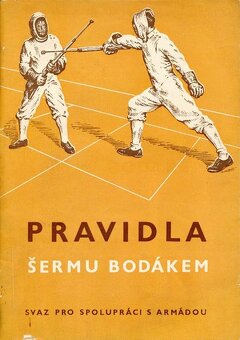 Šerm bodákom SPARTAKIÁDA 1955 - 6