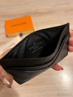 Louis Vuitton cardholder /peňaženka - čierna (LV1) - 6