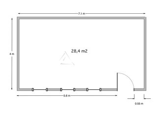 Na prenájom priestor 28,4 m² – Mäsiarska 50, Košice (prízemi - 6