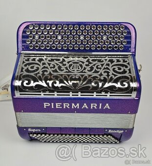 Chromaticky akordeon Piermaria Prodige,b-system cassotto - 6