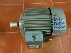 Predám el.motor 3kW 1430ot a 1,5kW 1410ot - 6