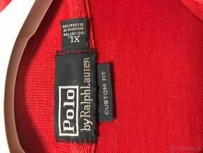 RALPH LAURENT originál pánske polotricko Red XL - 6