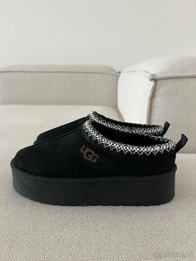 Ugg Tazz zimné jesenné šľapky - čižmy - topánky  čierne - 6