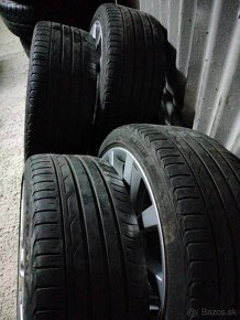 4ks alu disky orig. Škoda 5x112 R18 pneu 225/40 r18 - 6