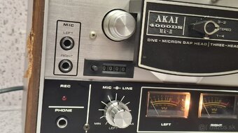 AKAI 4000DS MK-2 / ONE-MICRON GAP HEAD / THREE HEAD - 6