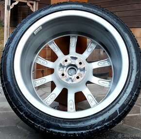 alu R17 4x100, zimné pneu 205/45, orig. Fiat 500 - 6