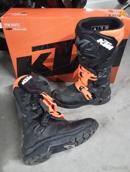 KTM COROZAL WP BOOTS BLACK ORANGE FL - 6