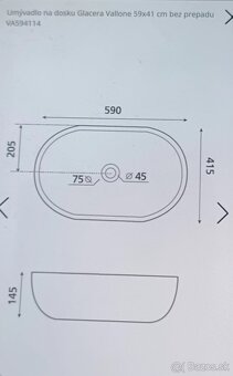 PREDAM  VAŇU ZASTENU UMYVADLO SKRINKU POD UMYVADLO BATERIU - 6