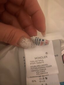 Paperová bunda Moncler vel.4 sedí na M-L - 6