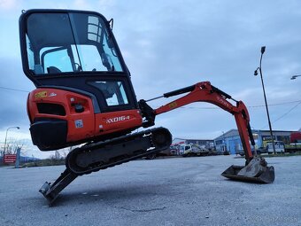 Minibager Kubota, rok 2017. Vaha 1600kg. Rozsirovaci. - 6