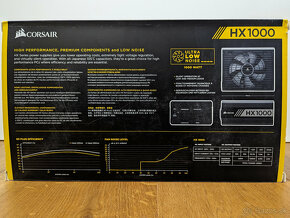 PC zdroj Corsair HX1000 ATX 80 PLUS Platinum - 6