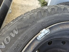 Plechové disky 4x108 + zimné pneu 175/65r14 - 6