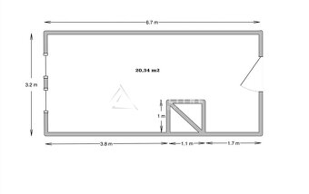 Na prenájom priestor 20 m² – Mäsiarska ulica, Košice - 6