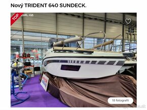 NOVÝ Trident 640 SUNDECK, Kajutová Loď -TRIDENT BOATS - 6