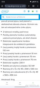 Plynova varna doska - 6