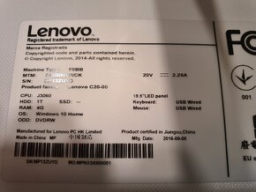 ALL IN ONE PC LENOVO C 20-00 - 6