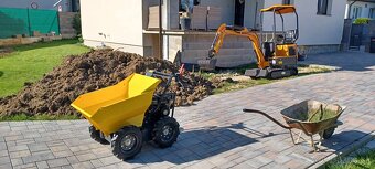 Zemné a výkopove práce a prenájom minibager+minidumper - 6