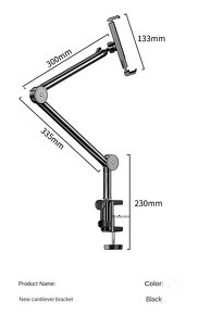Stolný držiak mobilného telefónu tabletu 4,7-13 palcov - 6
