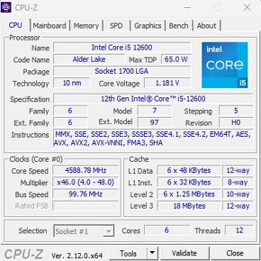 i5-12600 / RTX 3060 / 32GB DDR5 / 512GB SSD / NZXT H1 - 6