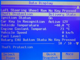 palubný počítač Astra H GID odpárovaný displej  13178570 - 6