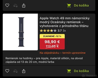 Original Apple watch remienok 45mm (44 aj 49mm) - 6