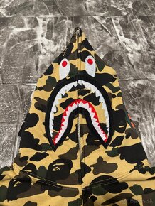 Bape Shark Hoodie Mikina Žltá - 6