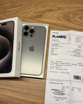 iPhone 15 Pro Max 256GB Natural Titanium - TOP stav, záruka - 6