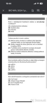 scio testy - biológia/biologie, chémia/chemie, všp - 6